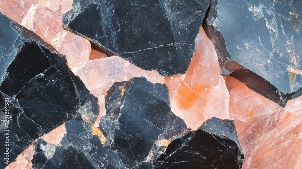 Poster natural mineral design featuring polished stone texture for creative background use