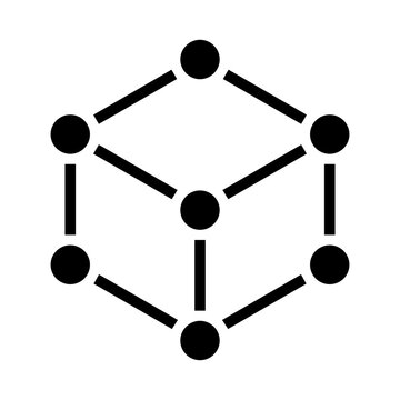 Structure icon in glyph style