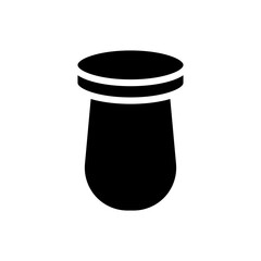 Bottle icon in glyph style