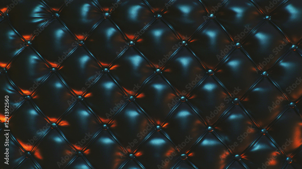 Poster luxurious quilted leather texture background with subtle elegance for design use