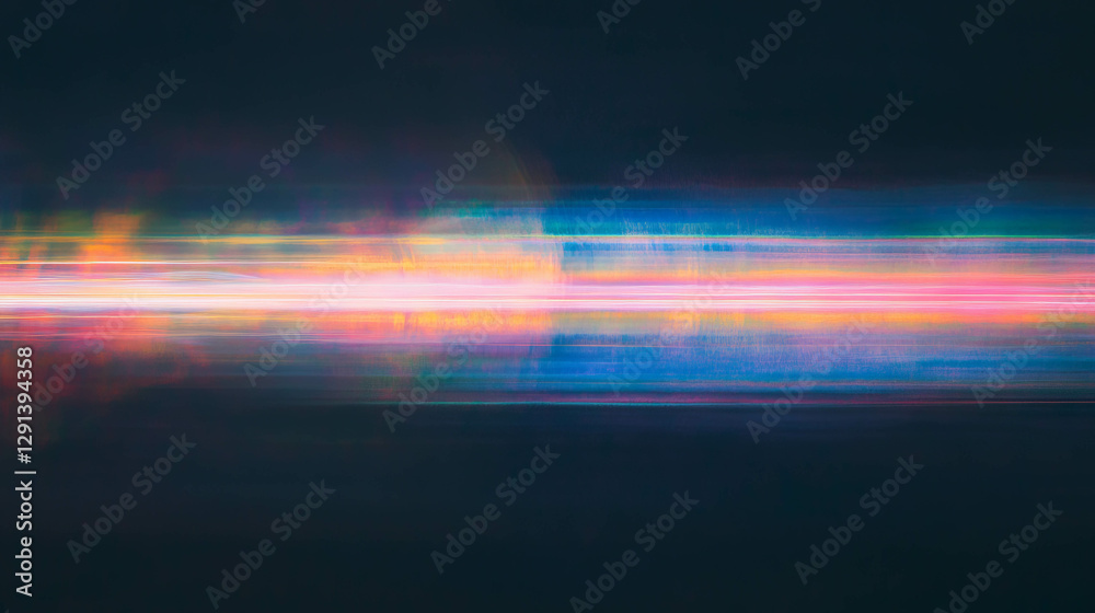 Poster Abstract rainbow light background with varied intensities for creative design concepts