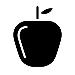 Apple icon in glyph style