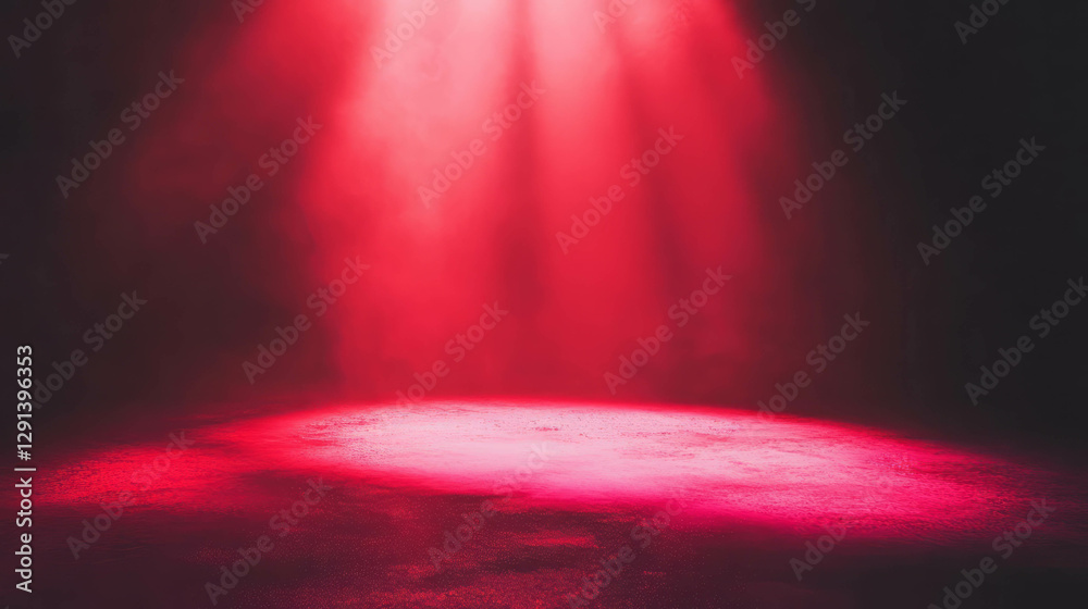 Aufkleber dreamy red light background with ethereal glow for creative design projects