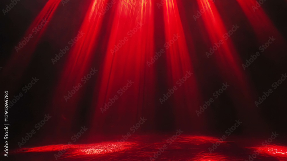 Poster dramatic red light background with textured deep shadows for creative designs