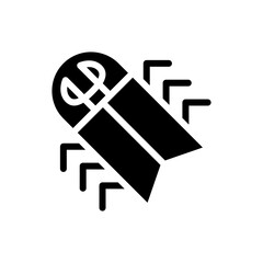 Bug icon in glyph style