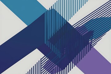 Fototapeta premium Color geometric stripes lines abstract background minimal geometric template for wallpaper banner presentation