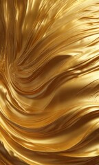 Festive luxurious gold wave pattern on a textured background, soft waves, festive, decorative