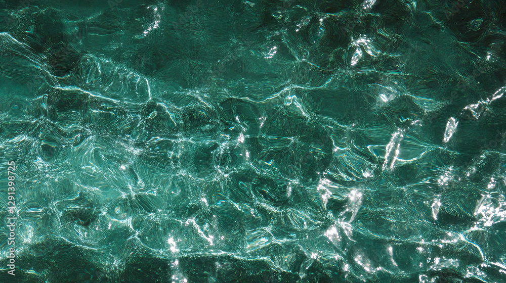 Poster abstract rippled glass texture with distorted light reflections