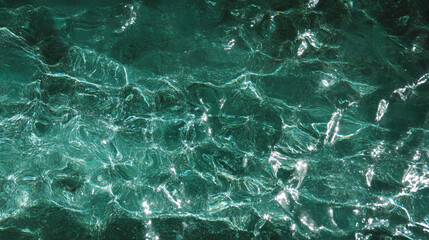 Obraz premium Abstract rippled glass texture with distorted light reflections