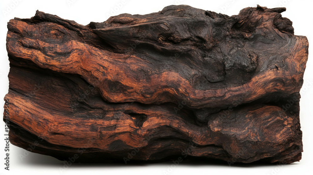 Poster rough textured bark background with natural wood patterns
