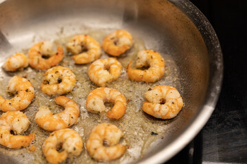 Juicy shrimp sauteed in garlic butter. Perfect appetizer or meal!