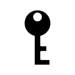 Lock icon in glyph style