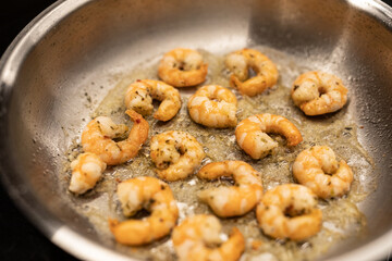 Succulent shrimp saut√©ed in garlic butter. A quick and easy recipe for a delicious meal.