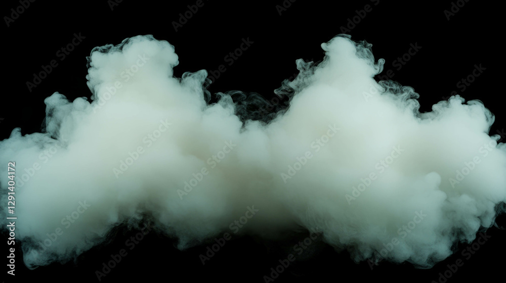Poster mysterious smoke and fog fusion for atmospheric design and creative projects
