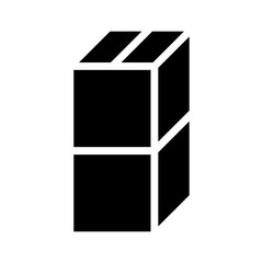 Box icon in glyph style
