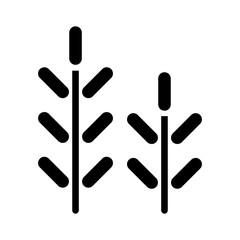 Barley icon in glyph style