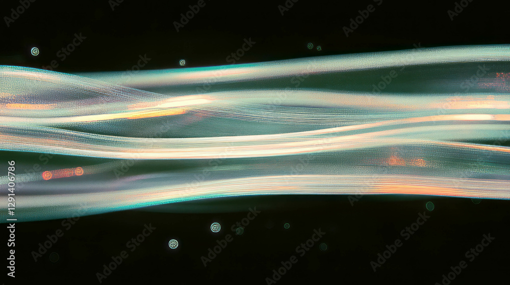Poster abstract soap streaks with fine dust on dark background for creative design