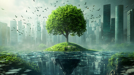 Generative environmental protection concepts for ecological awareness