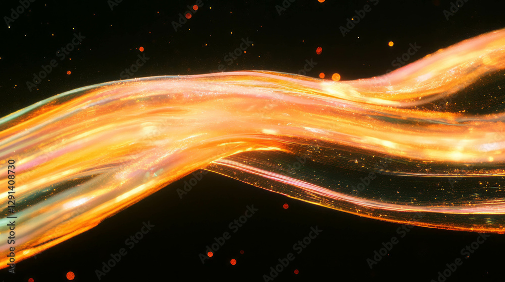 Poster vibrant soap streaks and swirling patterns for abstract design