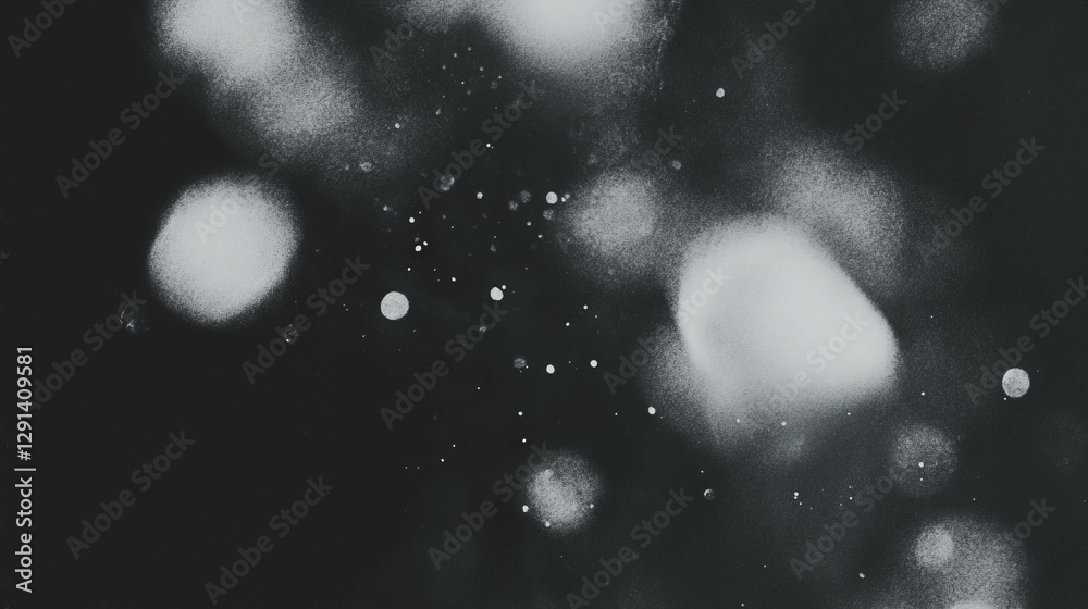 Poster subtle grayscale glow with soft film effect for elegant design background