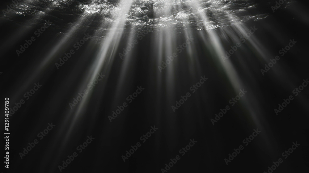 Poster Somber atmosphere with soft light and shadows for background or design