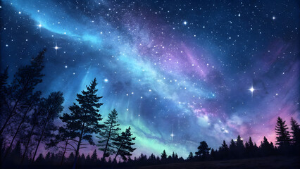 night sky with stars