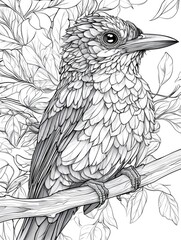 Obraz premium Perched Bird