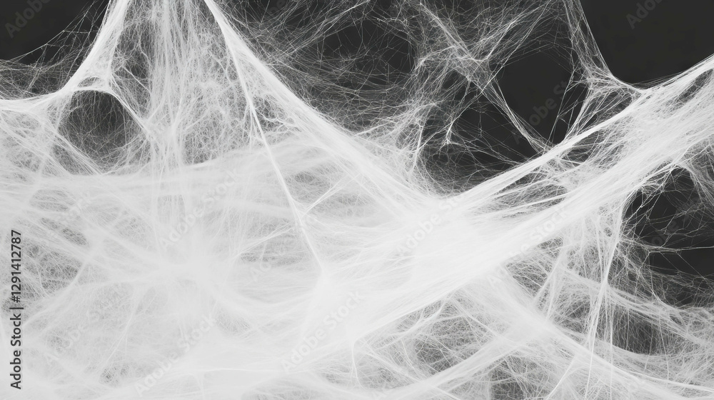 Aufkleber Intricate spiderweb background with abstract shapes for design projects