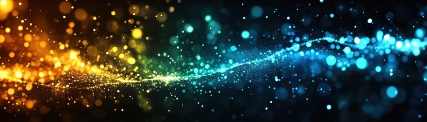 Obraz premium Colorful abstract lights wallpaper with vibrant hues and patterns for digital backgrounds and designs