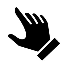 Point icon in glyph style