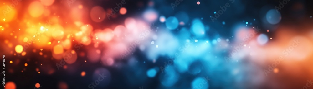 Poster abstract blur background with bokeh effect creating a dreamy and soft visual atmosphere for designs