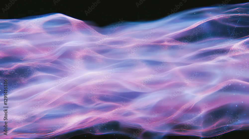 Aufkleber enchanting spiderweb design with ethereal wind motion for creative backgrounds