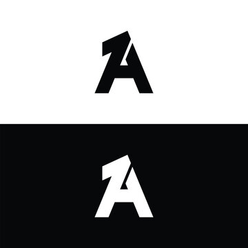 A, A1, 1a Letter Logo Identity Sign Symbol Template

