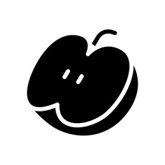 Apple icon in glyph style
