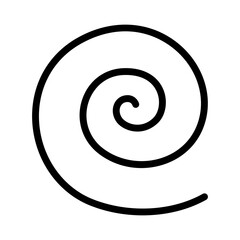 Storm icon in glyph style