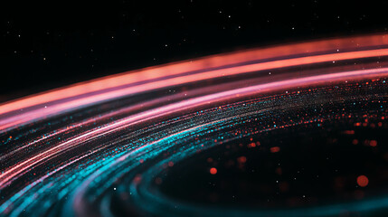Cosmic star light gradient with soft stellar glow for creative design