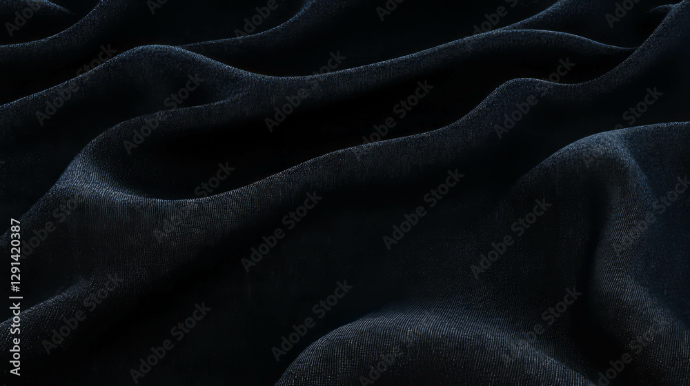 Poster stone washed denim texture background with soft waves for design