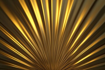 Obraz premium Radiant golden lines radiate outward, creating dynamic sense of