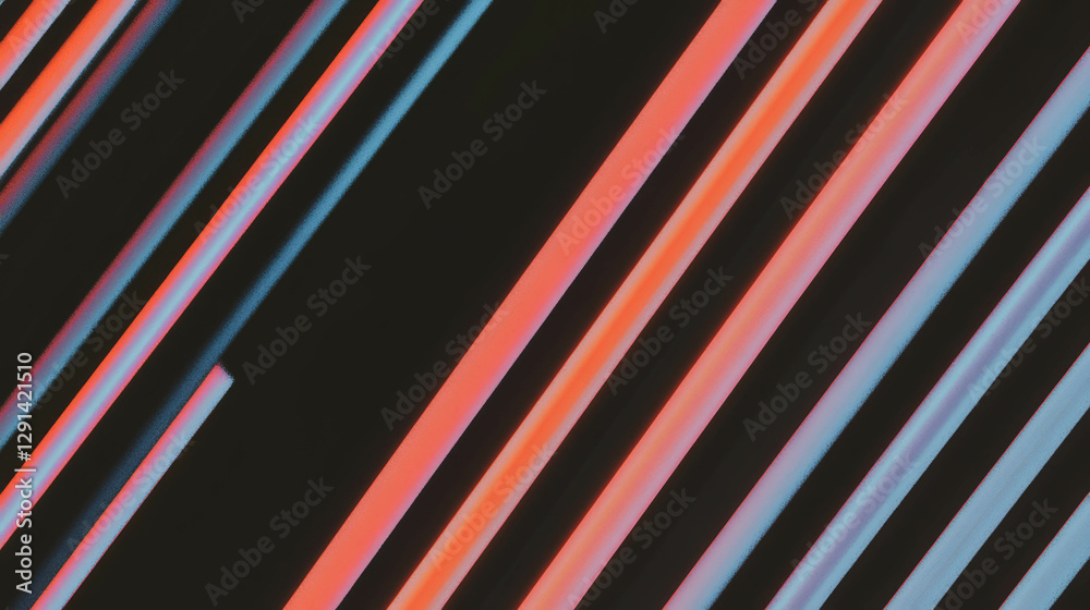 Aufkleber Colorful striped pattern with diagonal lines for modern abstract design