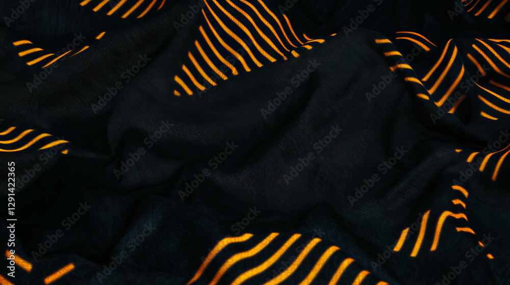 Fototapete Abstract textured background with striped and zigzag patterns design
