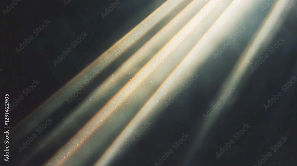Poster sunlit serenity: illuminated background for tranquil designs