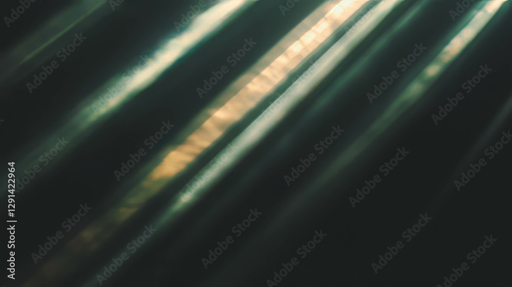 Poster warm sunlight rays creating a calm and peaceful atmosphere