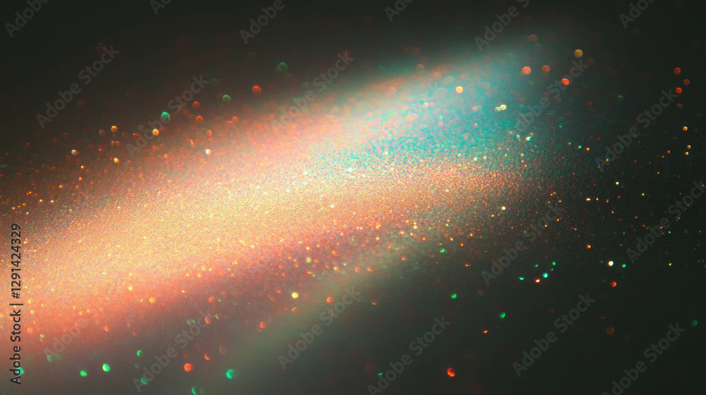 Poster sunlight with iridescent highlights in abstract background design