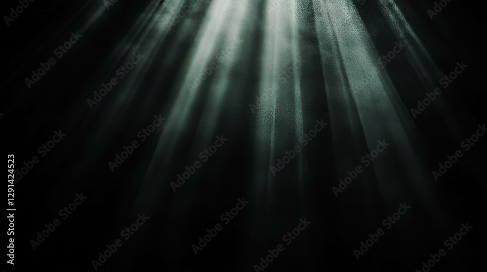 Poster radiant sunlight beams creating ethereal atmosphere for tranquil background design