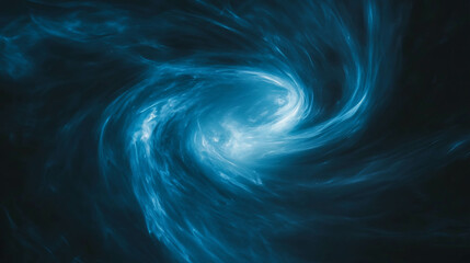 Naklejka premium Mystical swirling blue smoke with subtle light effects for creative design