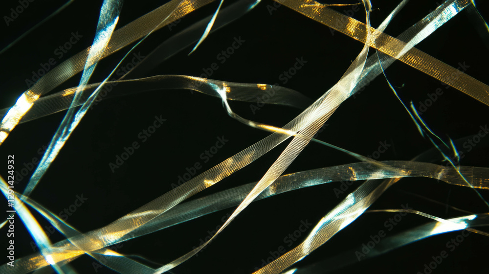 Poster abstract geometric design with tape strips for creative backgrounds and prints