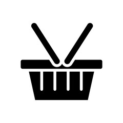 Shopping online icon in glyph style