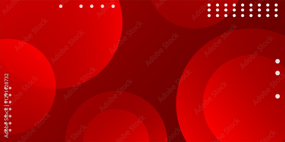 Poster abstract red liquid wave background. circle abstract vector banner design. for presentation design. 