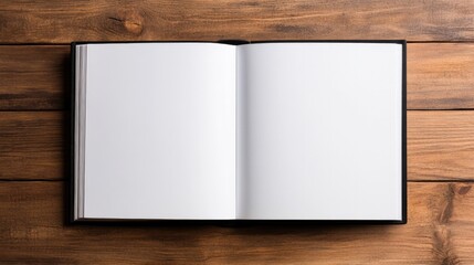 Blank pages invite creativity and imagination, set against rusti