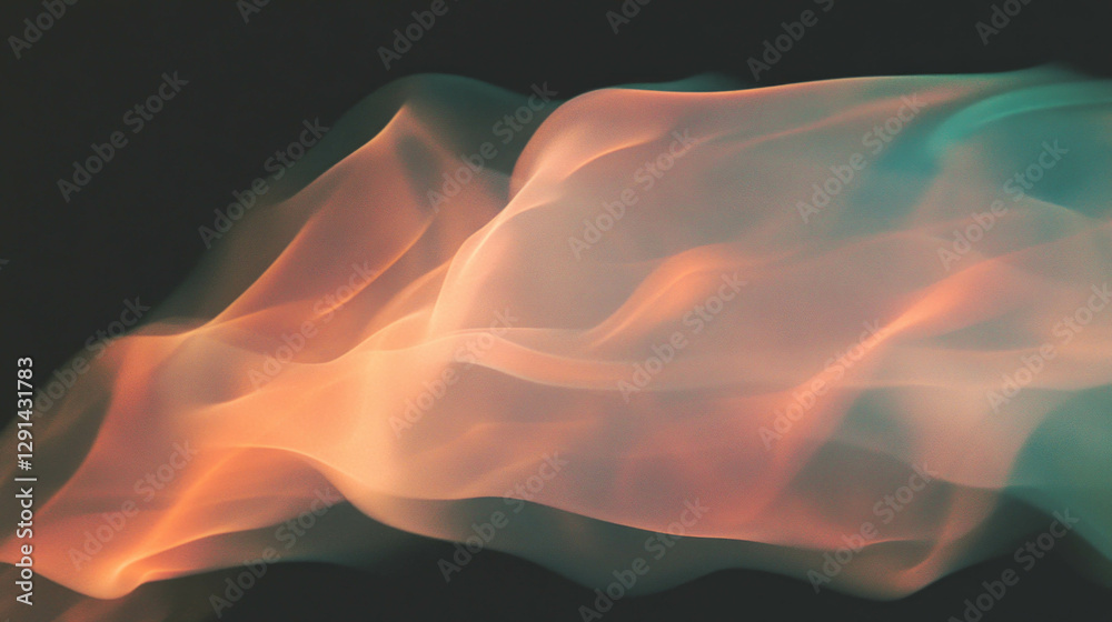 Poster abstract background of warm light waves with soft highlights for modern designs